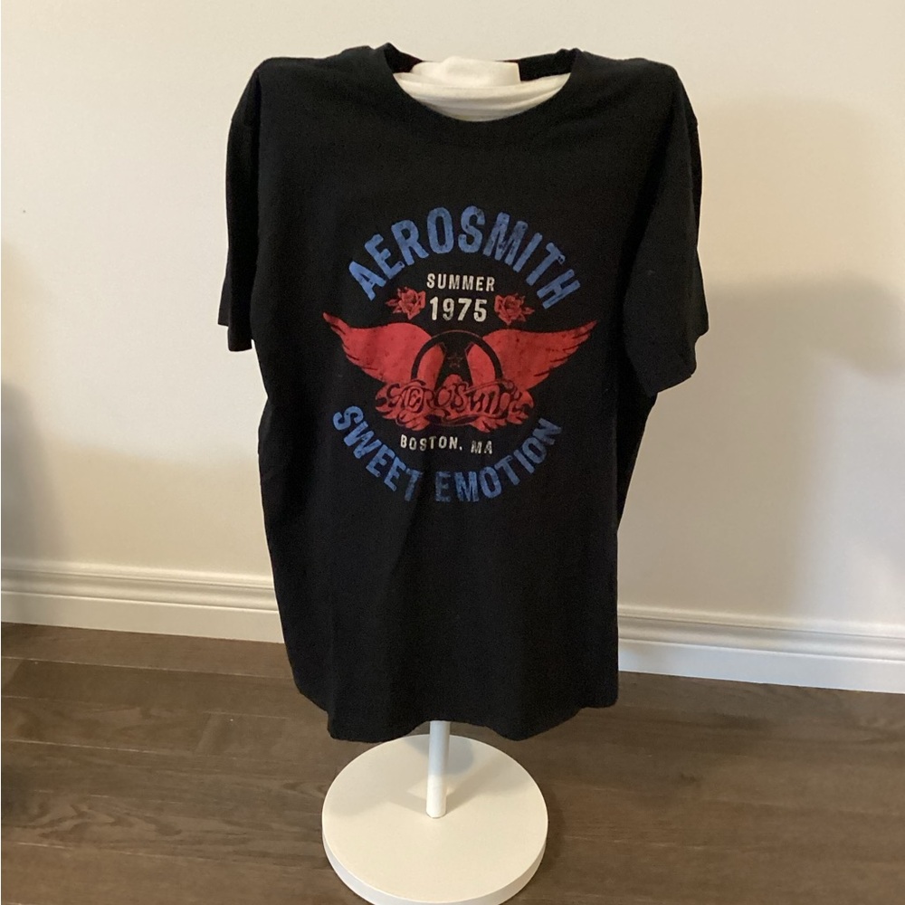 Black Aerosmith Graphic T-Shirt